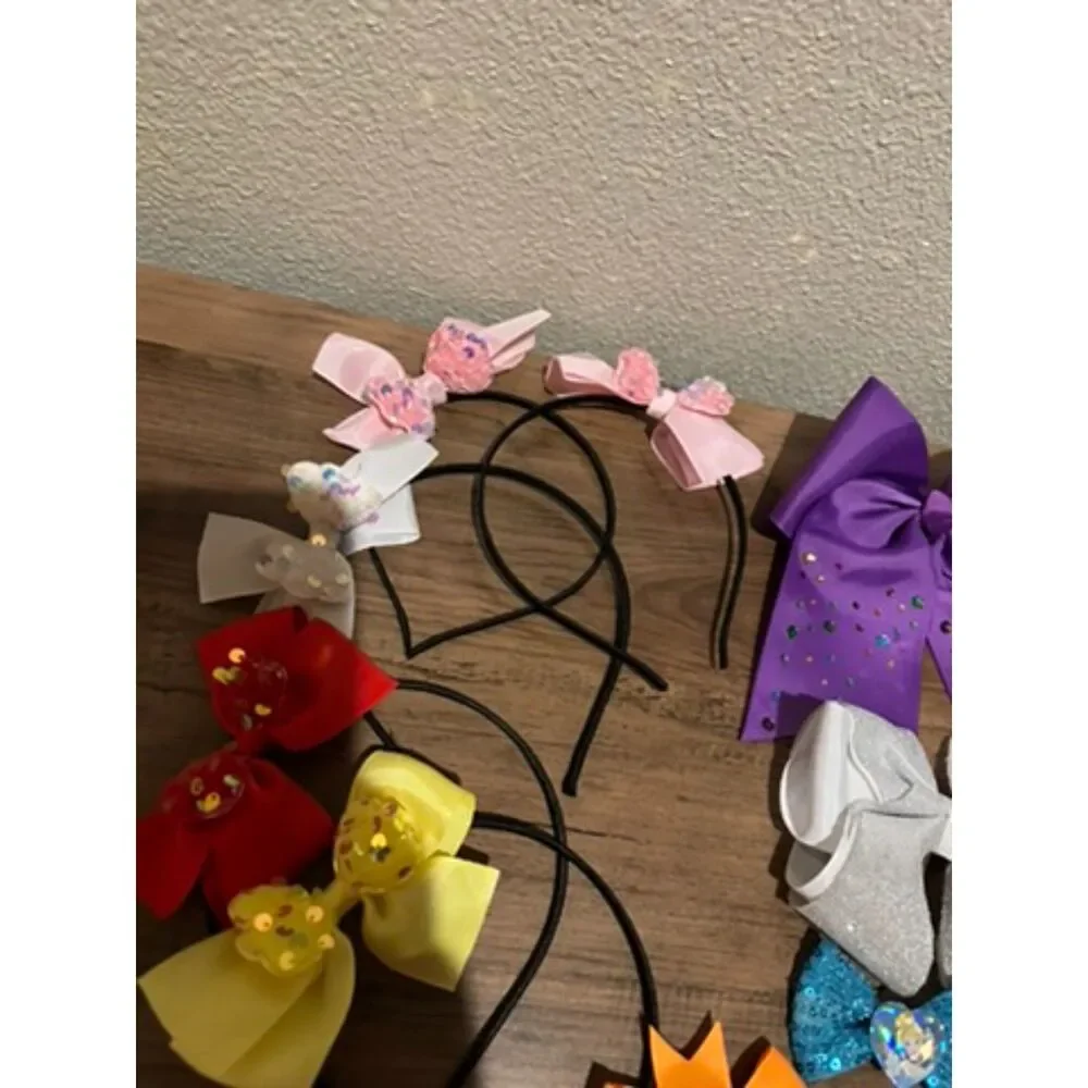 Bundle of Toddler Girl Hair Accessories (Bows/Headbands)